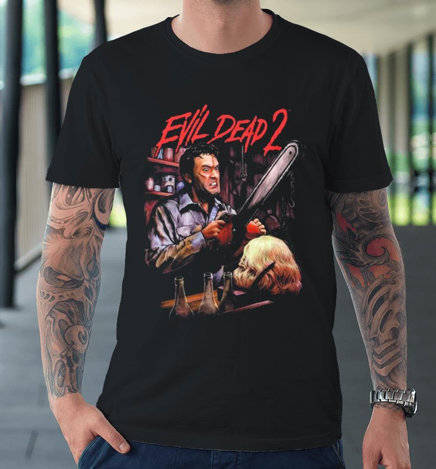 Evil Dead 2 Workshed Premium T-Shirt