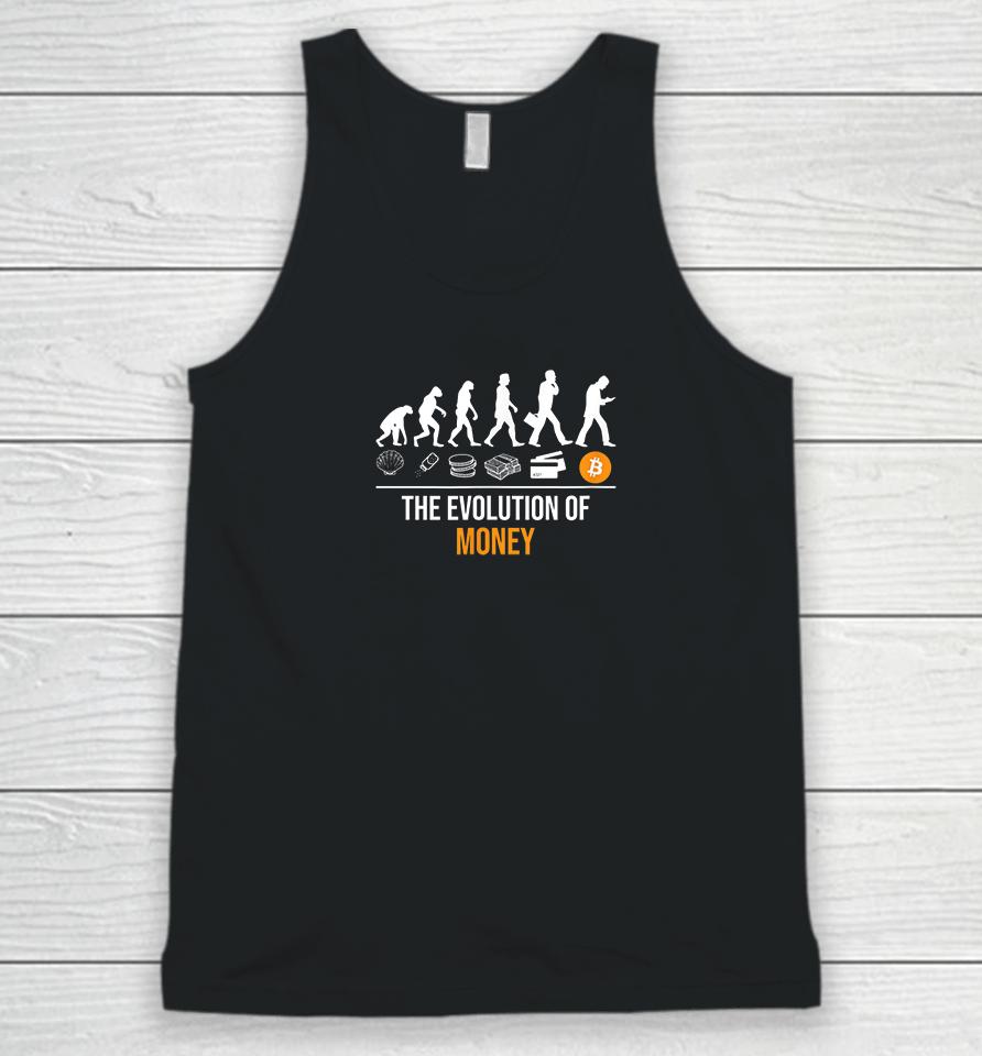 Evolution Of Money Bitcoin Cryptocurrency Unisex Tank Top