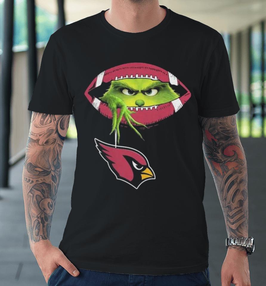 Ew, People The Grinch Hold Arizona Cardinals Logo Premium T-Shirt