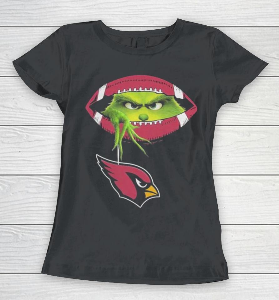 Ew, People The Grinch Hold Arizona Cardinals Logo Women T-Shirt