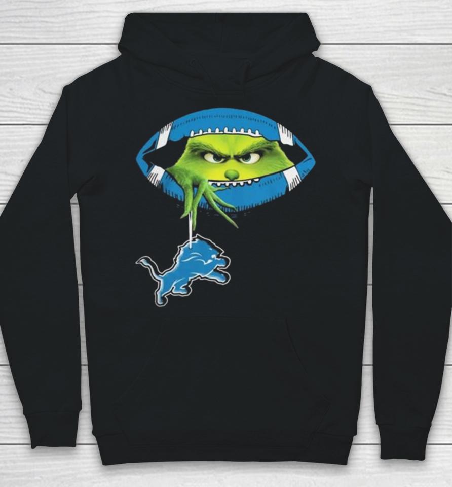 Ew, People The Grinch Hold Detroit Lions Logo Hoodie