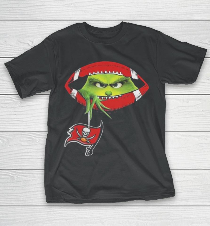 Ew People The Grinch Hold Tampa Bay Buccaneers Logo T-Shirt