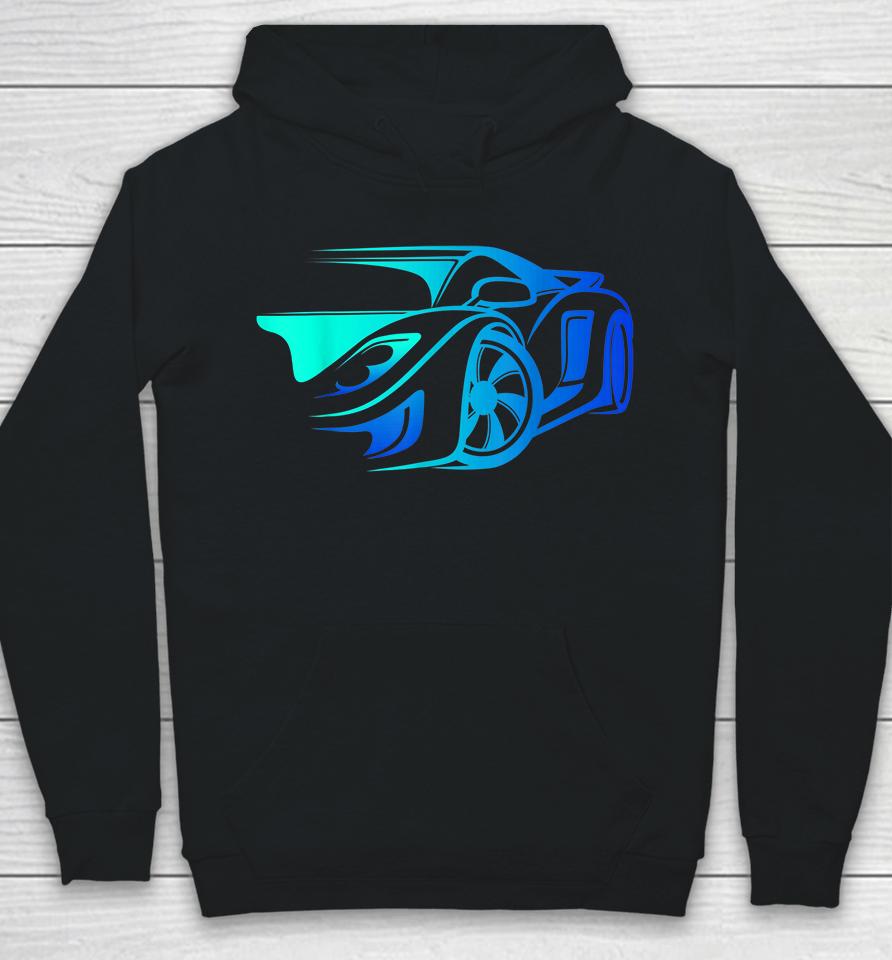 Exotic Car Supercharge Turbo Sports Car Hoodie
