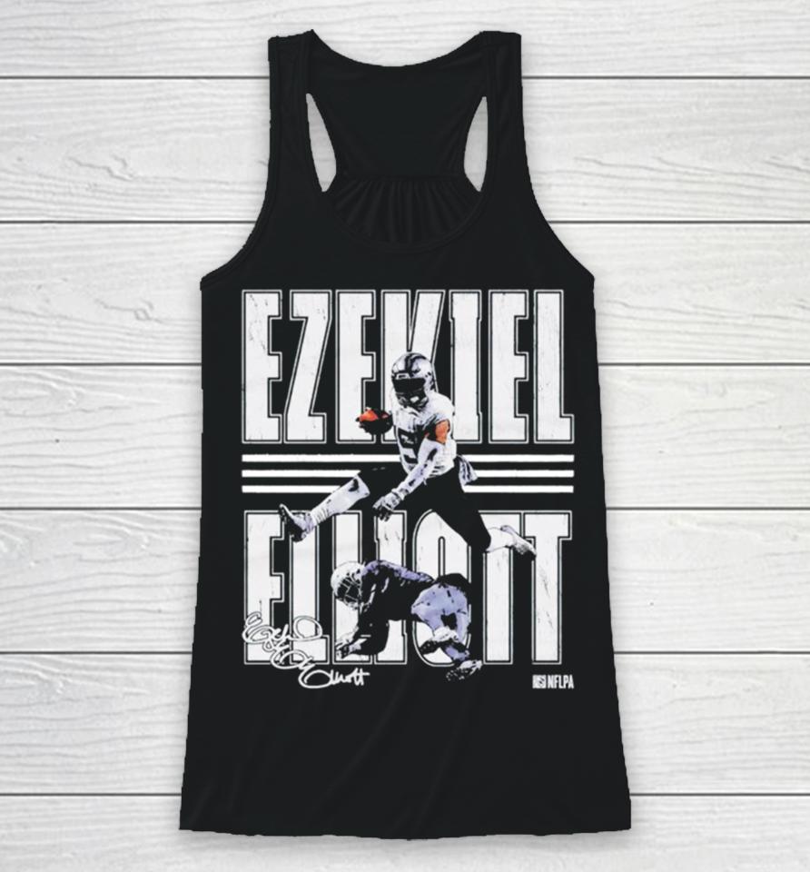 Ezekiel Elliott New England Hurdle Racerback Tank