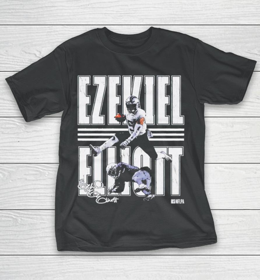 Ezekiel Elliott New England Hurdle T-Shirt