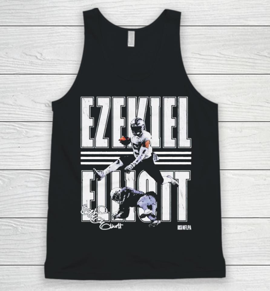 Ezekiel Elliott New England Hurdle Unisex Tank Top