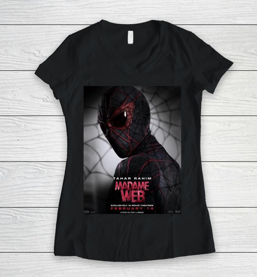 Ezekiel Tahar Rahim Madame Web Exclusively In Movie Theaters On February 14 Women V-Neck T-Shirt