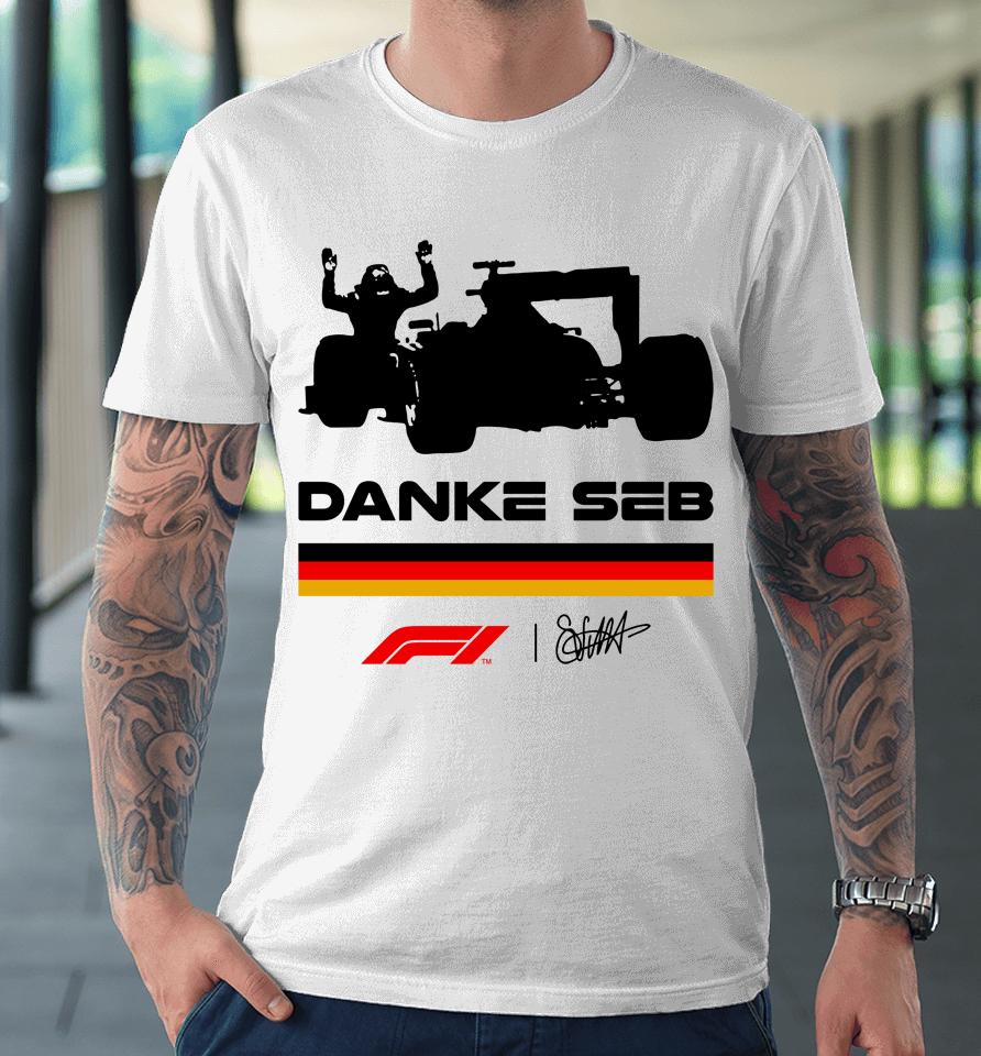 F1 Store Danke Seb Sebastian Vettel 2022 Premium T-Shirt