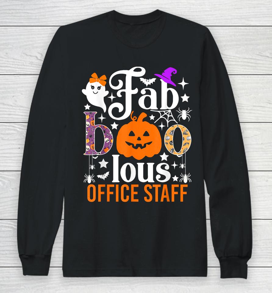 Fab Boo Lous Office Staff Long Sleeve T-Shirt