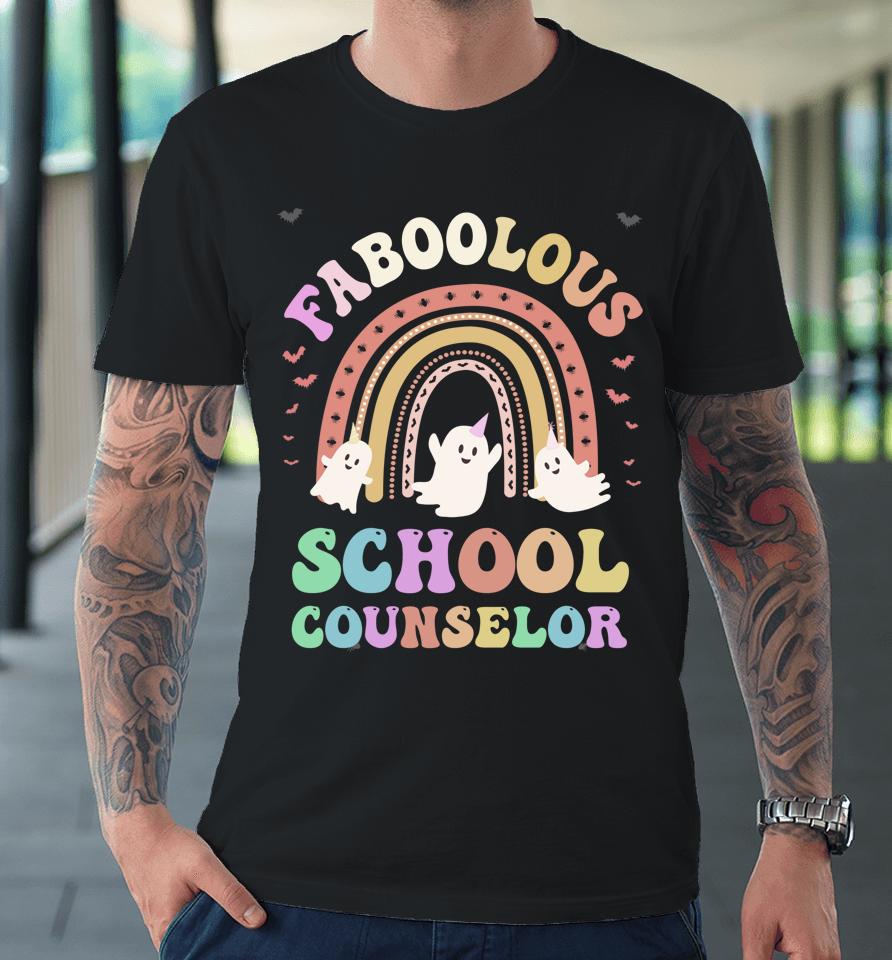 Faboolous School Counselor Costume This Is My Spooky Vibes Premium T-Shirt