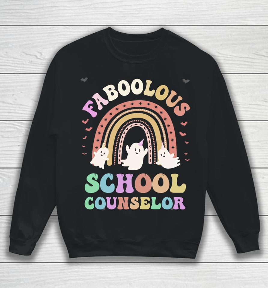Faboolous School Counselor Costume This Is My Spooky Vibes Sweatshirt
