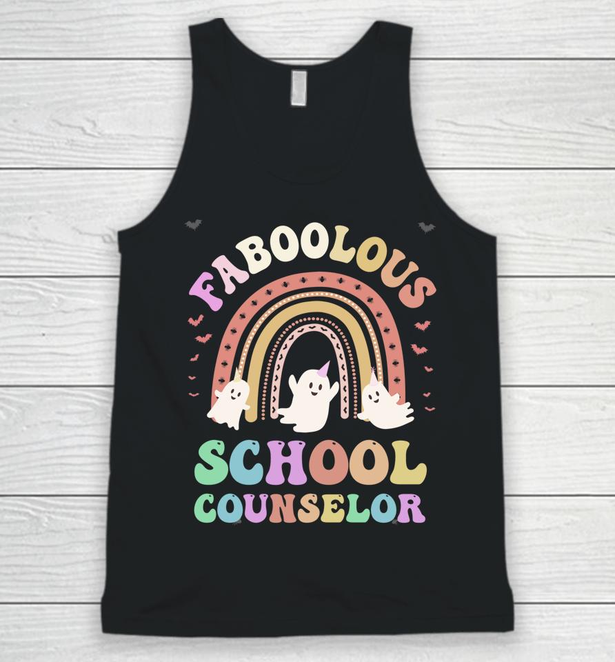 Faboolous School Counselor Costume This Is My Spooky Vibes Unisex Tank Top