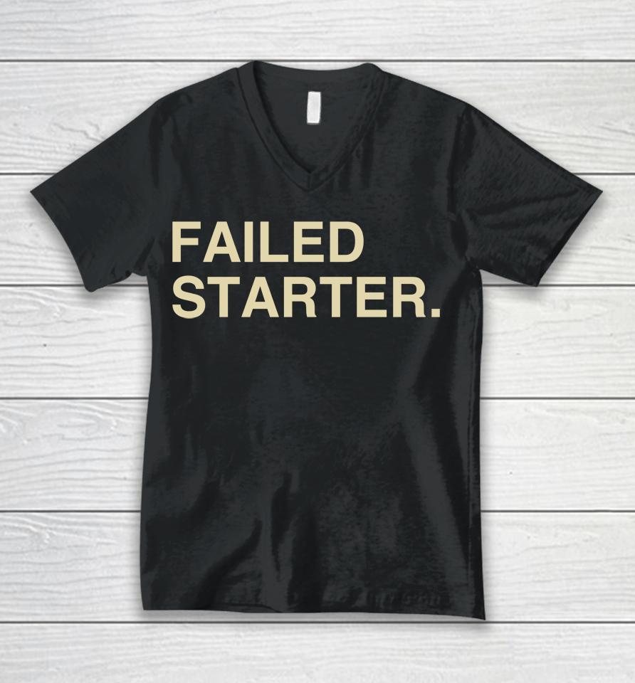 Failed Starter Andrew Chafin Unisex V-Neck T-Shirt