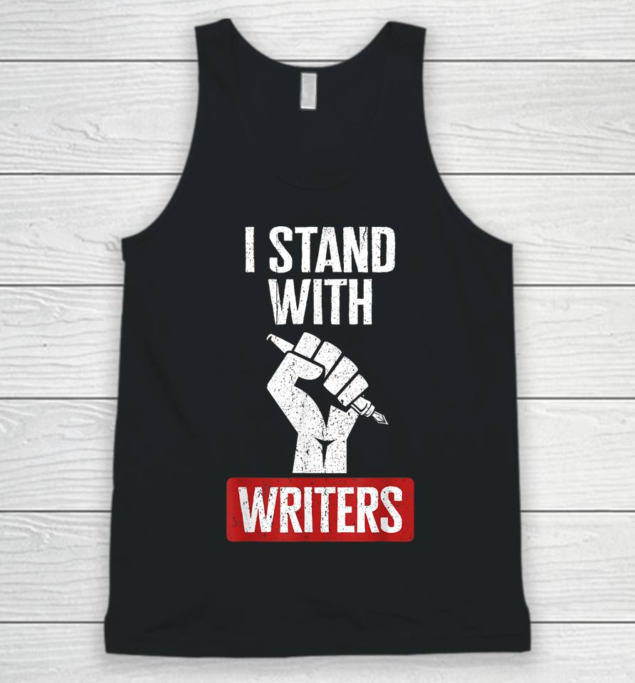 Fair Wages I Stand With Writers Guild Of America Wga Strike Unisex Tank Top