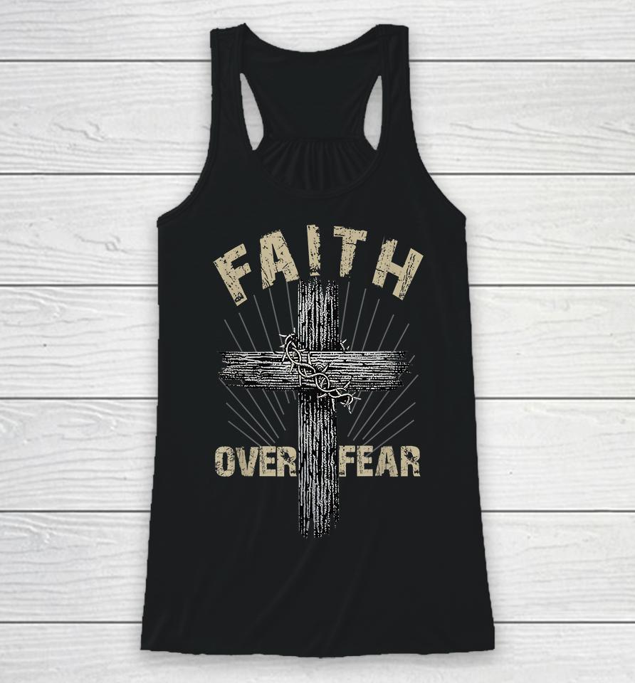 Faith Over Fear Racerback Tank