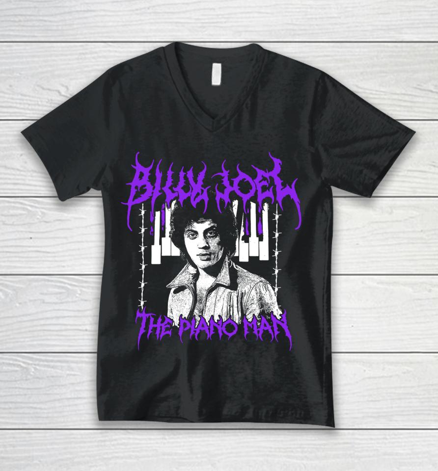 Fakehandshake Billy Joel The Piano Man Unisex V-Neck T-Shirt