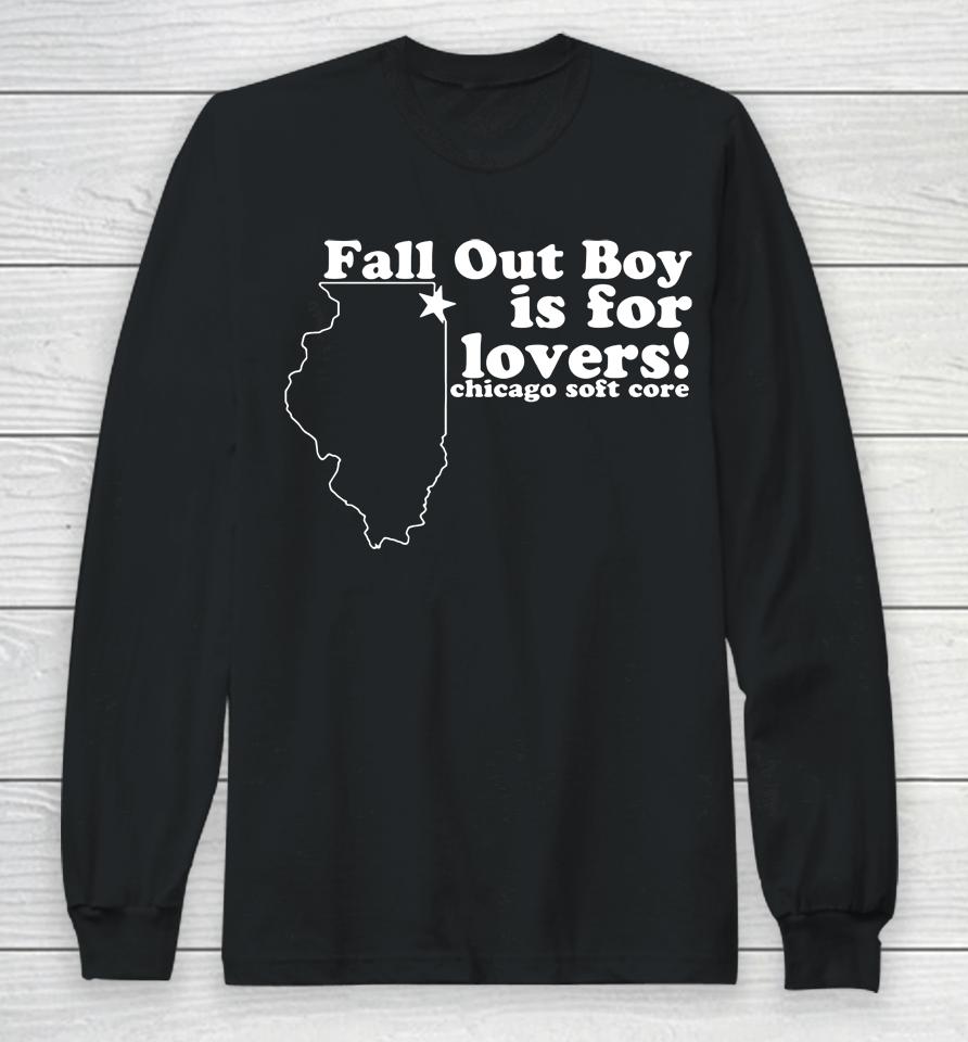 Fall Out Boy Is For Lovers Chicago Soft Core Long Sleeve T-Shirt