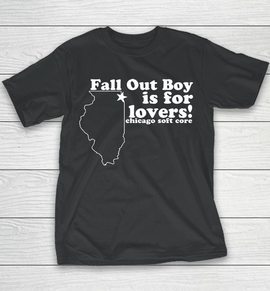 Fall Out Boy Is For Lovers Chicago Soft Core Youth T-Shirt