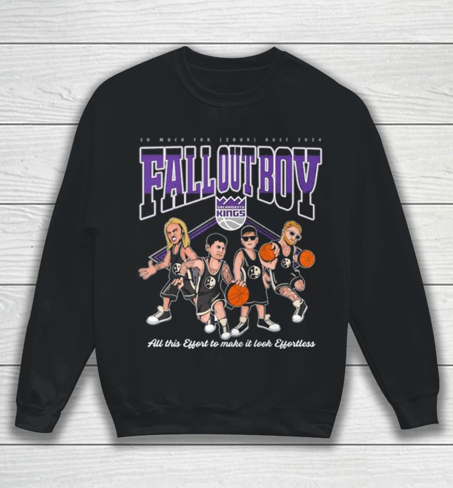Fall Out Boy Sacramento Kings Caricature Sweatshirt