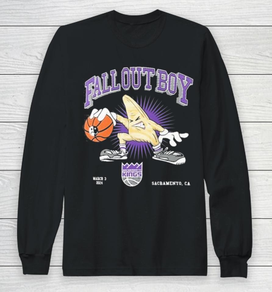 Fall Out Boy Sacramento Kings So Much For (2Our) Dust March 3, 2024 Long Sleeve T-Shirt