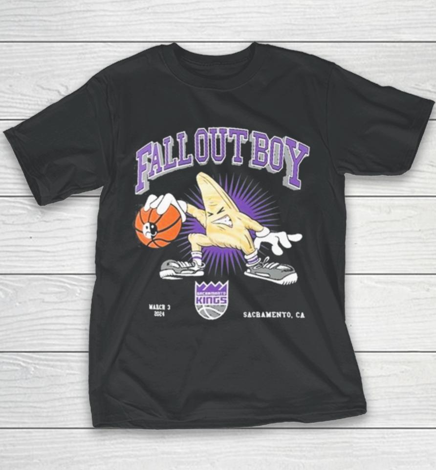 Fall Out Boy Sacramento Kings So Much For (2Our) Dust March 3, 2024 Youth T-Shirt