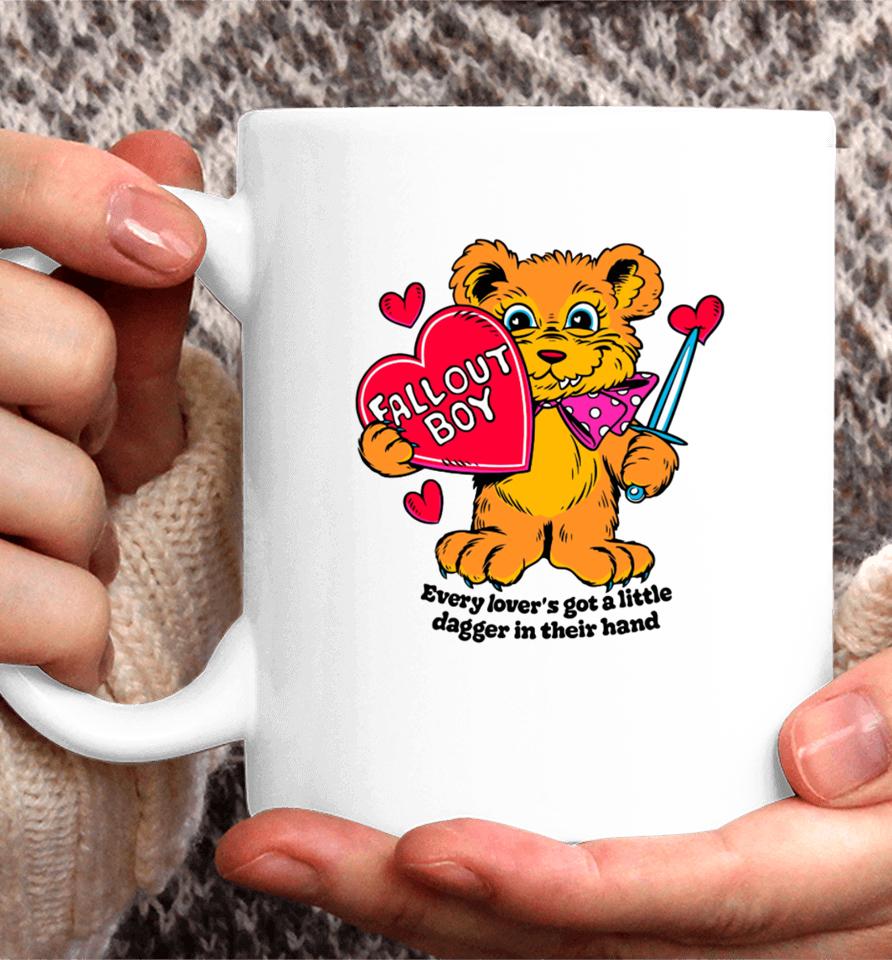 Fall Out Boy Teddy Every Lover's Got A Little Dagger In Their Hands Coffee Mug