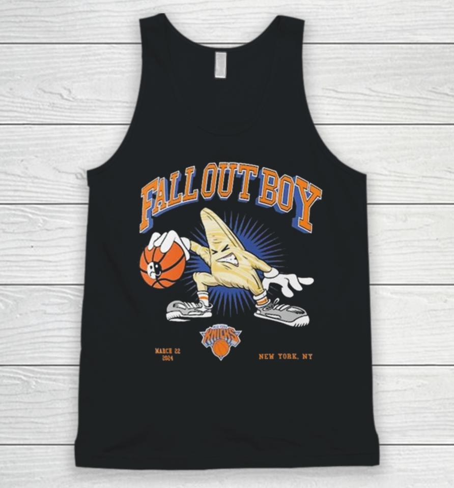 Fall Out Boy X New York Knicks So Much For (2Our) Dust Unisex Tank Top