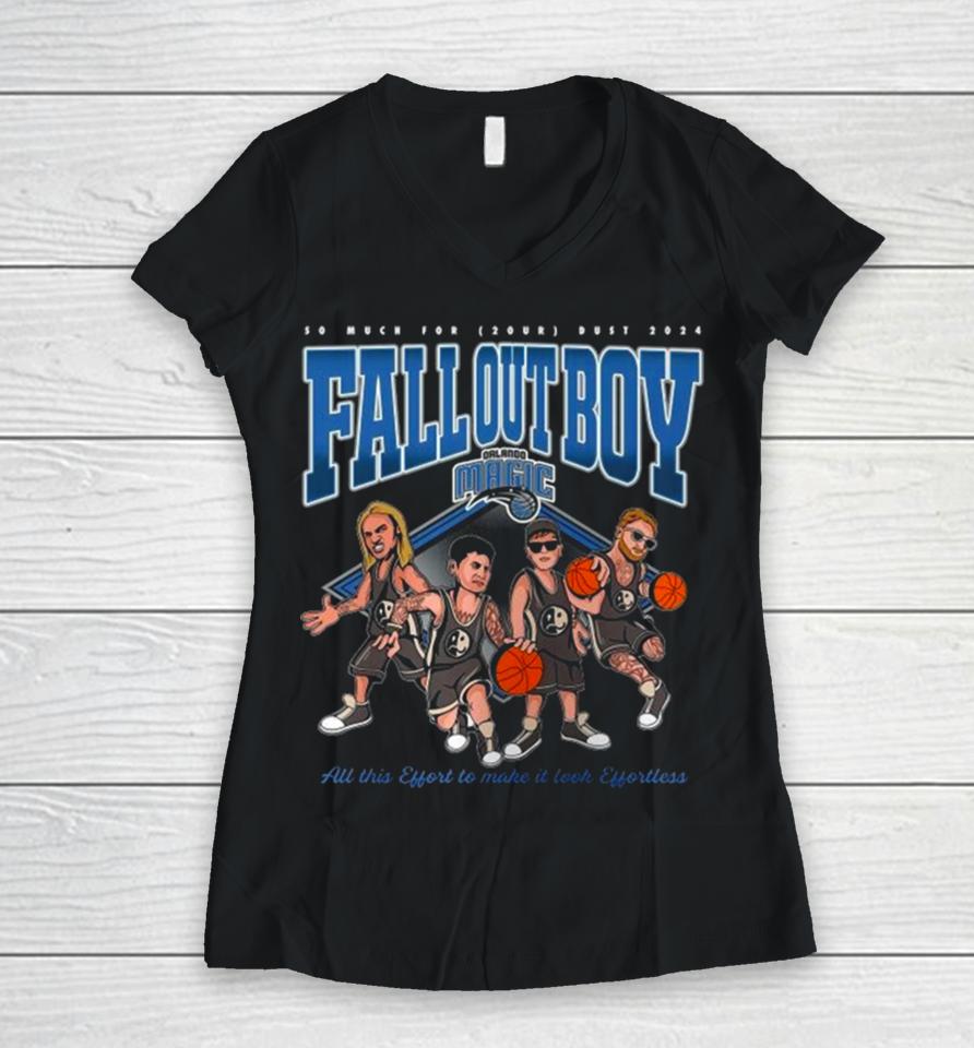 Fall Out Boy X Orlando Magic So Much For (2Our) Dust Women V-Neck T-Shirt