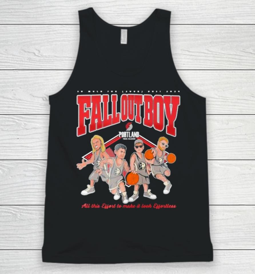 Fall Out Boy X Portland Trail Blazers So Much For (2Our) Dust 2024 Unisex Tank Top