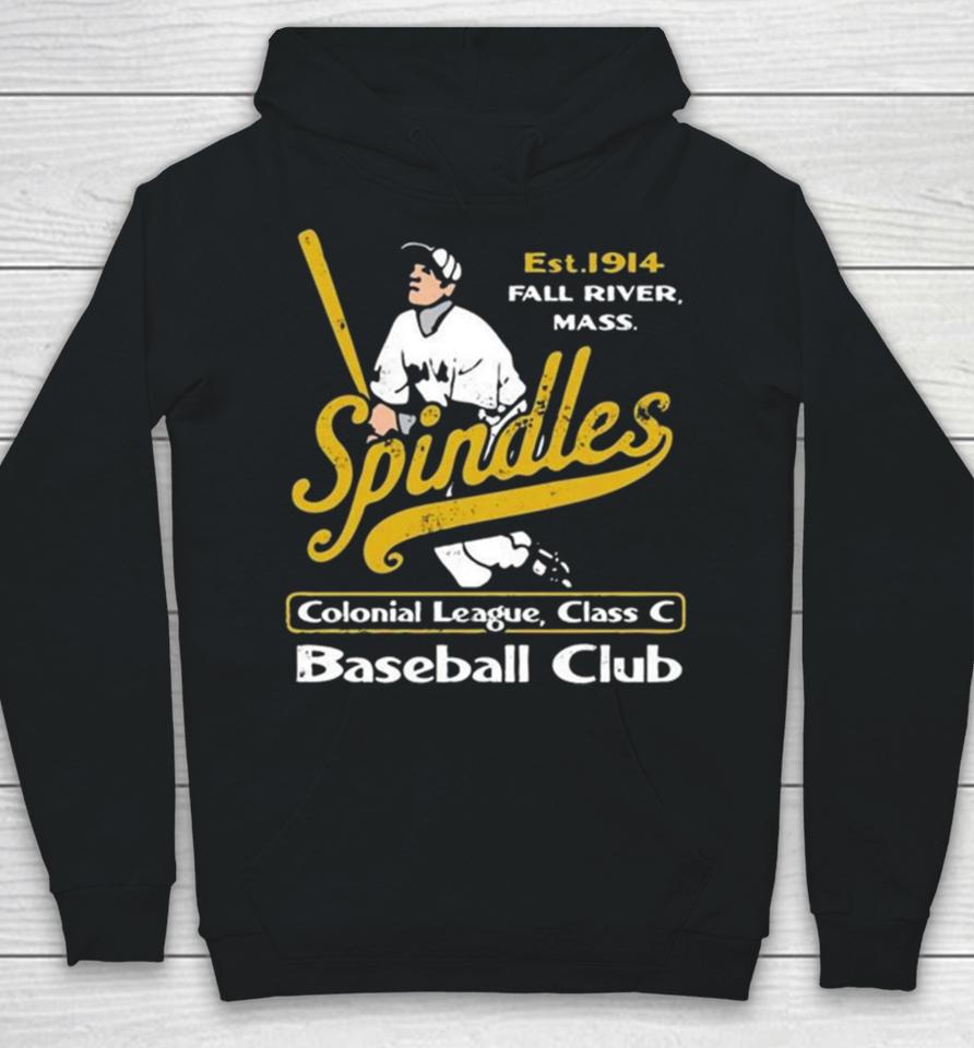 Fall River Spindles Massachusetts Vintage Defunct Baseball Teams Hoodie