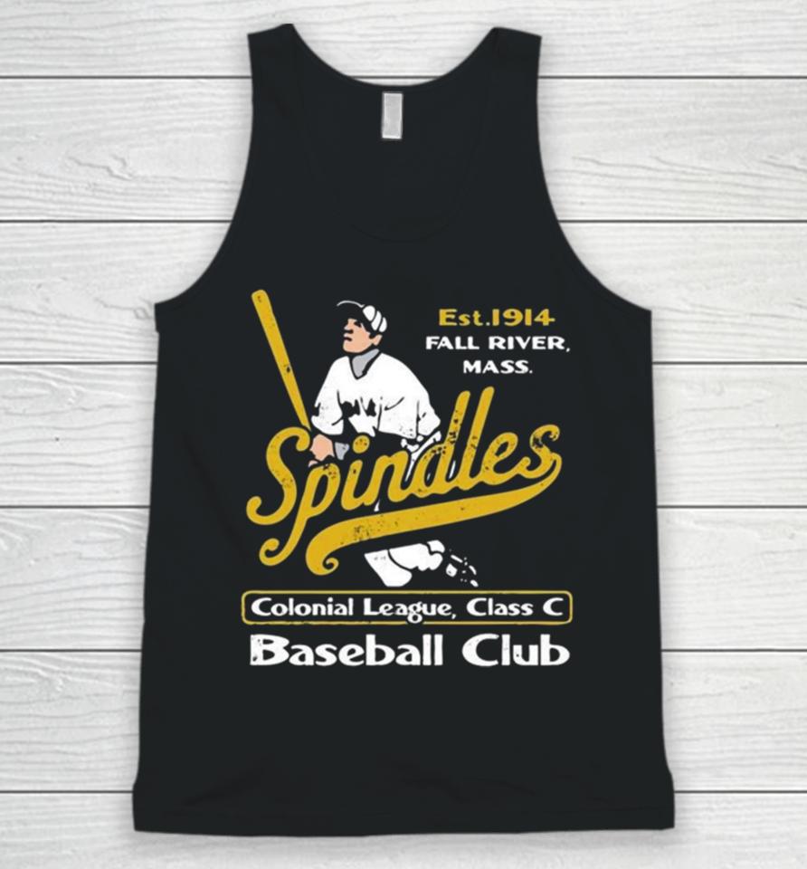 Fall River Spindles Massachusetts Vintage Defunct Baseball Teams Unisex Tank Top