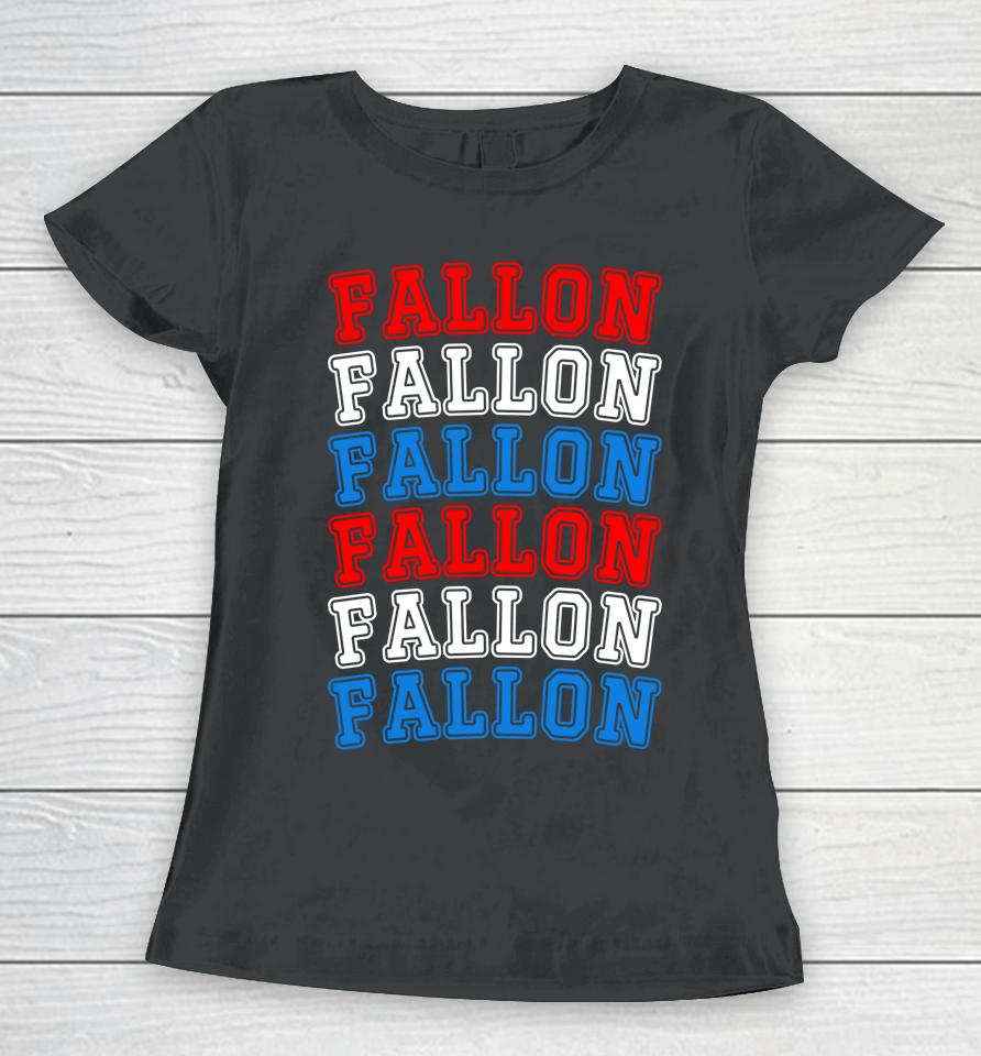Fallon Nevada Red White Blue 4Th Of July Women T-Shirt