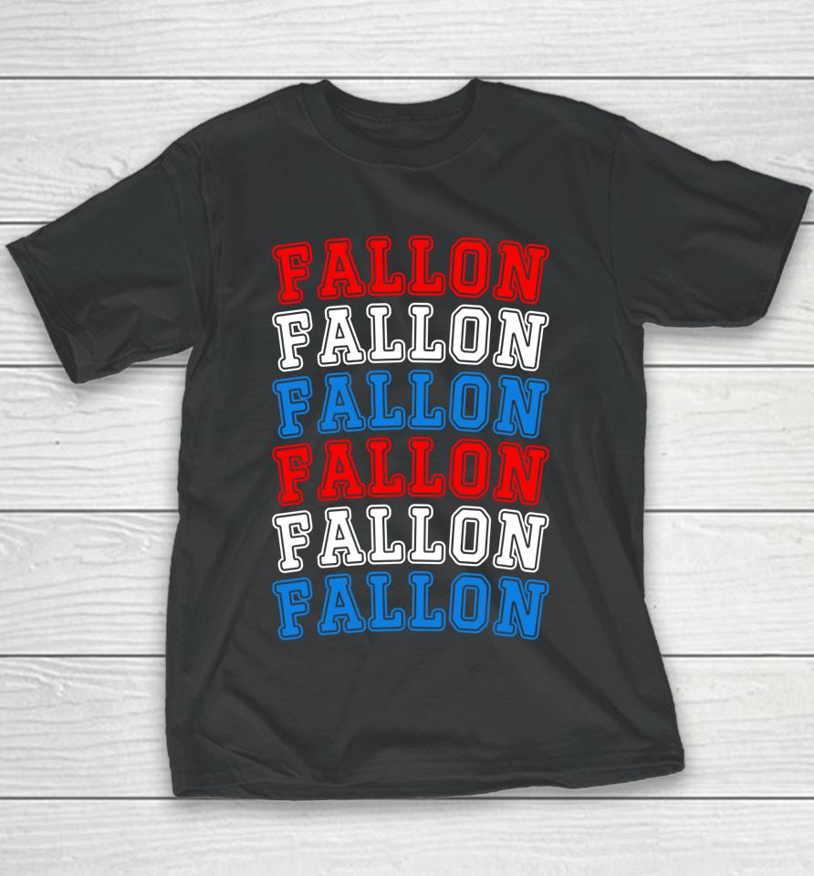 Fallon Nevada Red White Blue 4Th Of July Youth T-Shirt