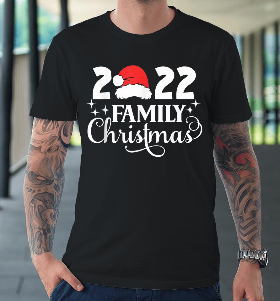 Family Christmas 2022 Matching Pajams Squad Crew Santa Elf Premium T-Shirt
