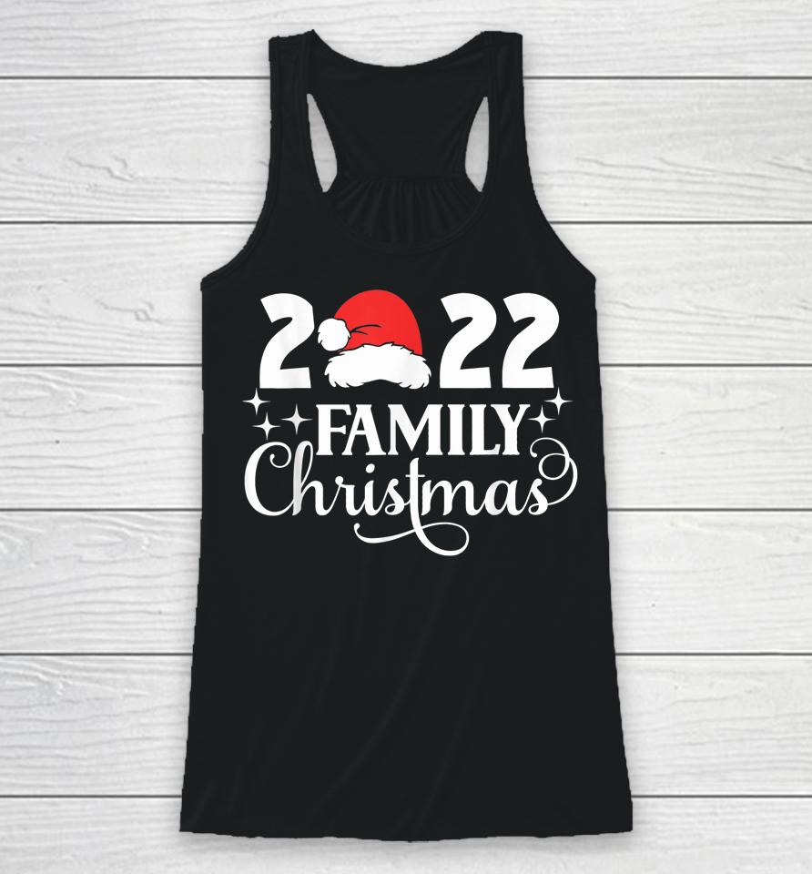 Family Christmas 2022 Matching Pajams Squad Crew Santa Elf Racerback Tank