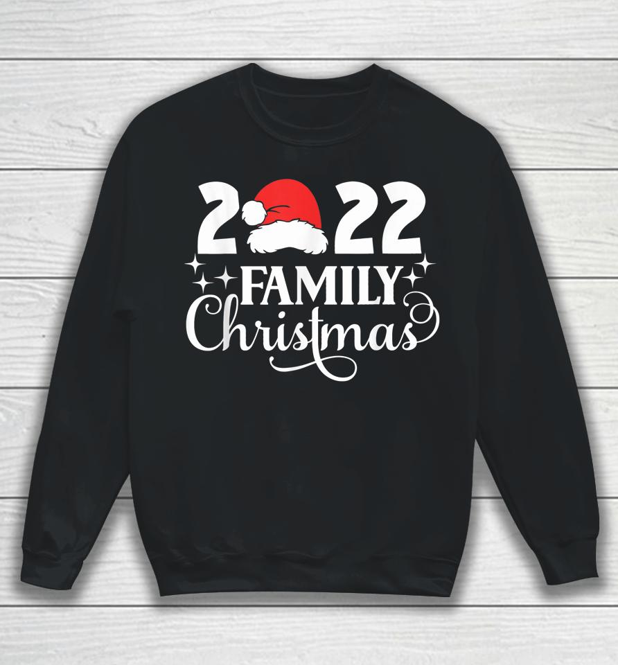 Family Christmas 2022 Matching Pajams Squad Crew Santa Elf Sweatshirt