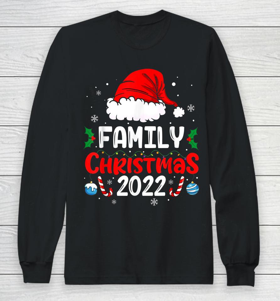 Family Christmas 2022 Matching Shirt Santa Elf Squad Long Sleeve T-Shirt