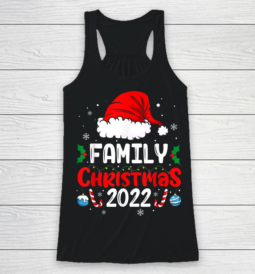 Family Christmas 2022 Matching Shirt Santa Elf Squad Racerback Tank