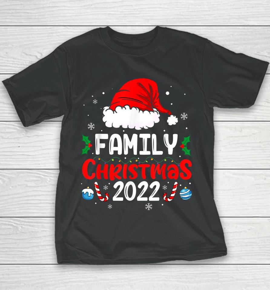 Family Christmas 2022 Matching Shirt Santa Elf Squad Youth T-Shirt