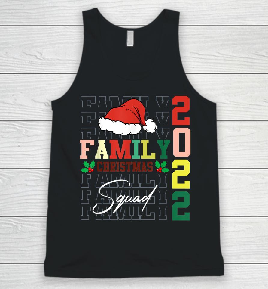 Family Christmas 2022 Matching  Funny Santa Elf Squad Unisex Tank Top