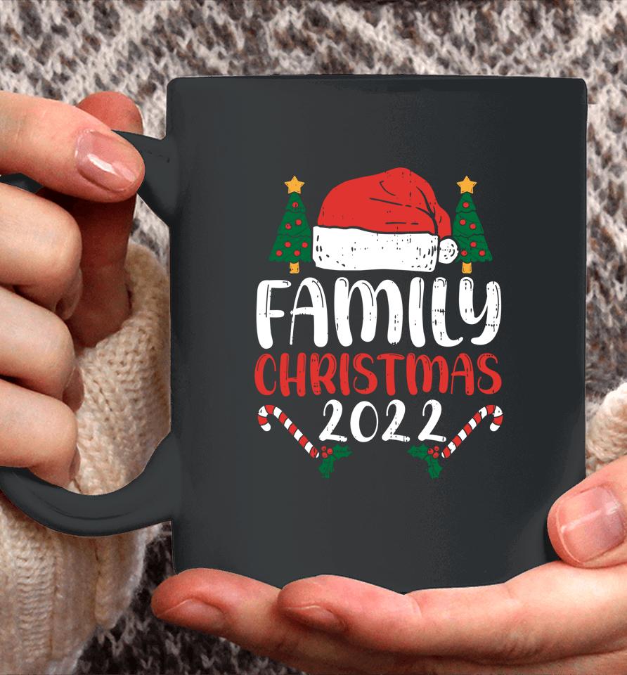 Family Christmas 2022 Matching  Funny Santa Elf Squad Coffee Mug