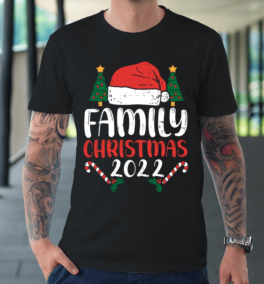 Family Christmas 2022 Matching  Funny Santa Elf Squad Premium T-Shirt