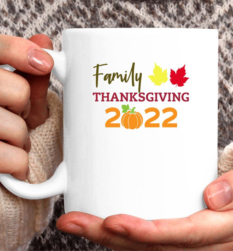 Family Thanksgiving 2022 Matching Fall Turkey Autumn Pumpkin Coffee Mug
