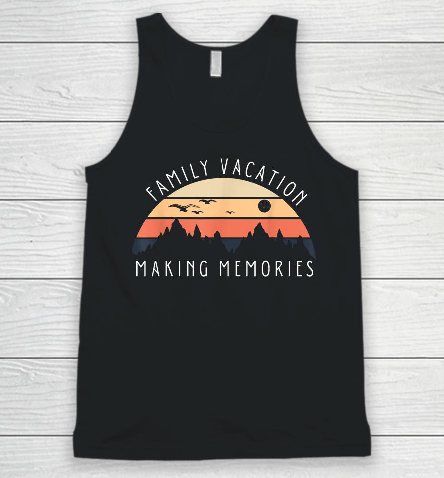 Family Vacation 2023 Mountains Matching Summer Vacation Trip Unisex Tank Top