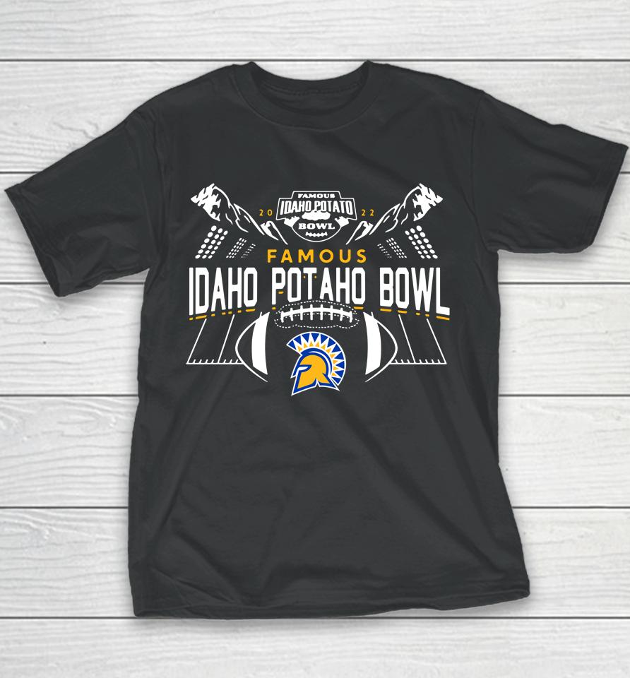 Famous Idaho Potato Bowl 2022 Sjsu Jose State Royal Youth T-Shirt