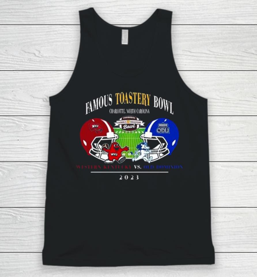 Famous Toastery Bowl Season 2023 2024 Old Dominion Vs Western Kentucky At Jerry Richards Stadium College Football Bowl Games Unisex Tank Top