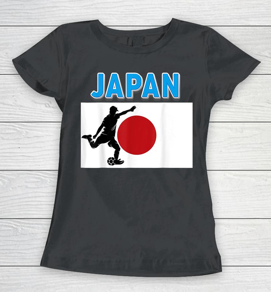 Fan Japan National Team World Football Soccer Champion Cup Women T-Shirt