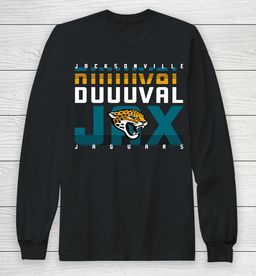 Fanatics Black Jacksonville Jaguars Hometown Collection Prime Time Long Sleeve T-Shirt