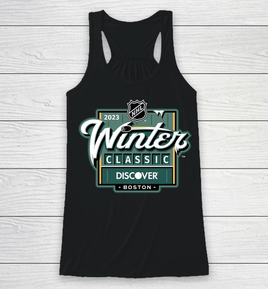 Fanatics Boston Bruins Vs Pittsburgh Penguins 2023 Nhl Winter Classic Event Logo Racerback Tank