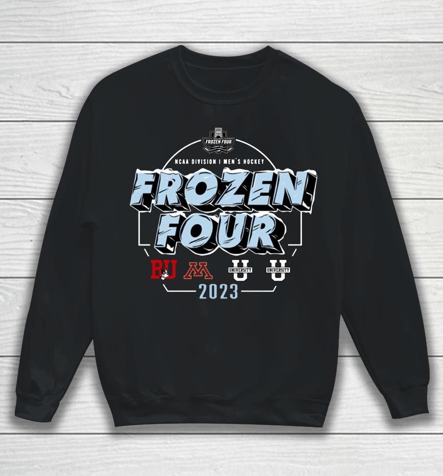 Fanatics Branded 2023 Ncaa Frozen Four Men's Ice Hockey Tournament National Champions Sweatshirt